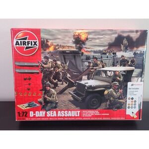 Airfix WW11 D-day Sea Assault  1/72 Scale 70th Anniversary Model Kit, New
